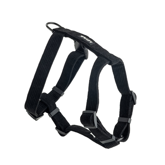 Tuotepaketti: Koiran hands-free ulkoilusetti (valjaat, monitoimihihna, FreePaws-adapteri) - musta