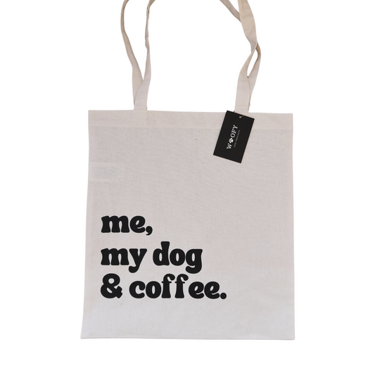 'Me, my dog & coffee' -kangaskassi ♻️