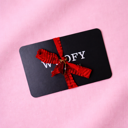 Woofyn lahjakortti ilahduttaa vastaanottajaa. 