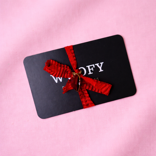 Woofyn lahjakortti ilahduttaa vastaanottajaa. 