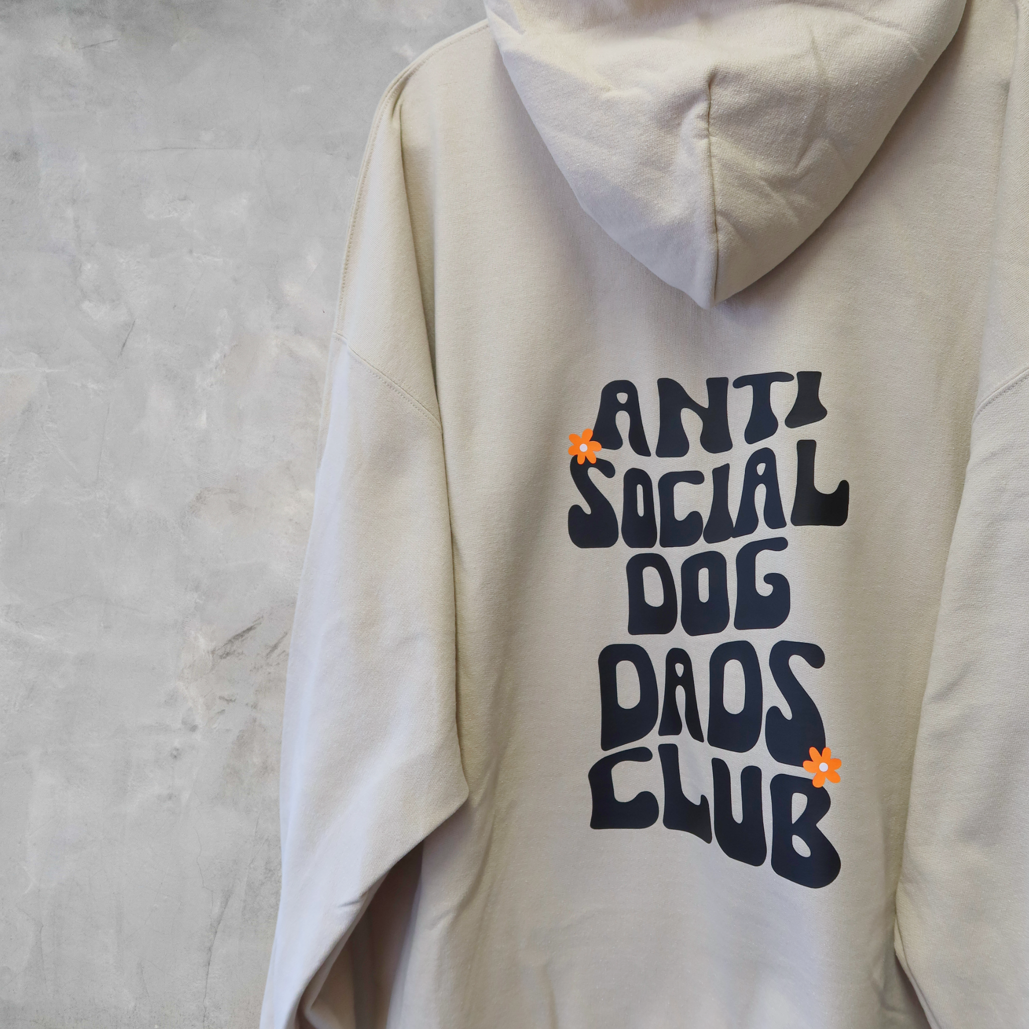 "Anti social dog dads club" -huppari