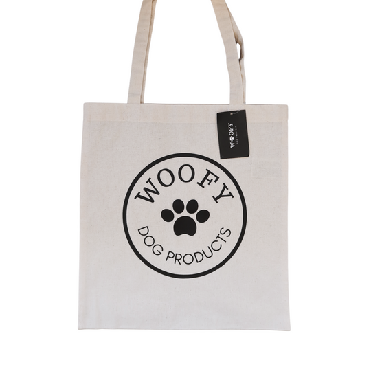 Woofy logo tote bag