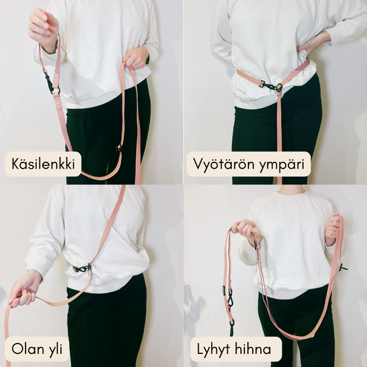 Multifunction eli monitoimihihnan monet käyttömahdollisuudet esiteltynä.