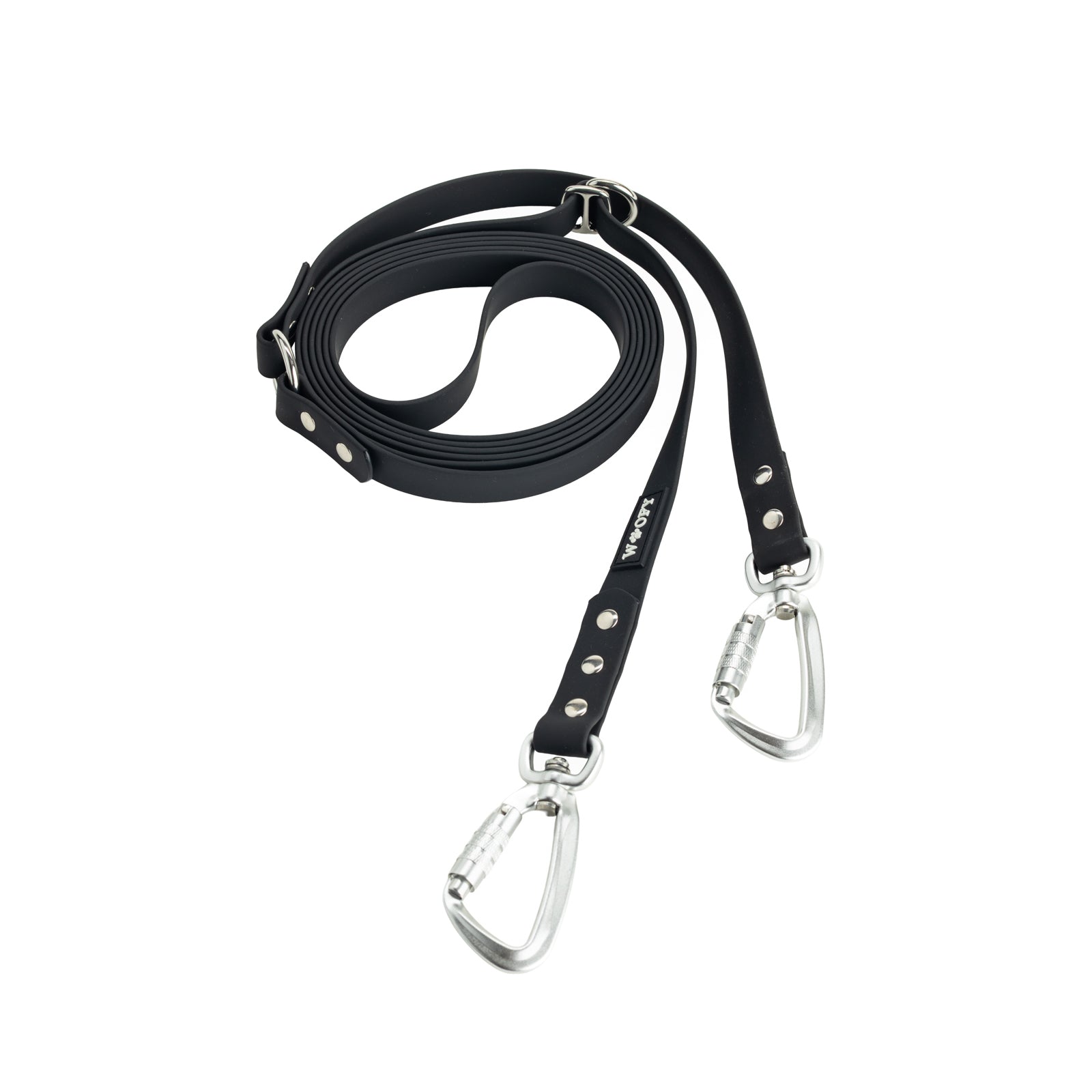 Musta twist-lock monitoimihihna.