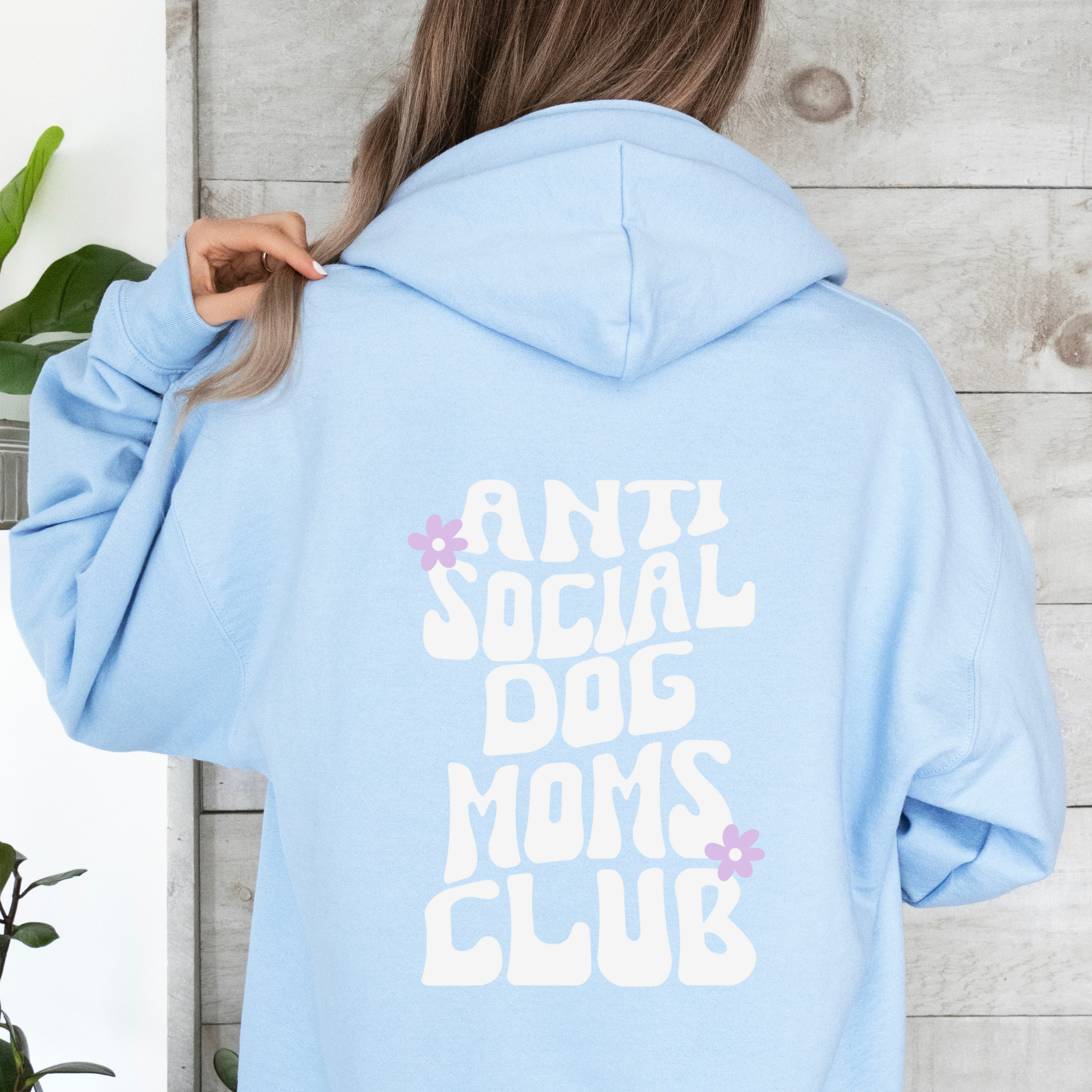 "Anti social dog moms club" -huppari