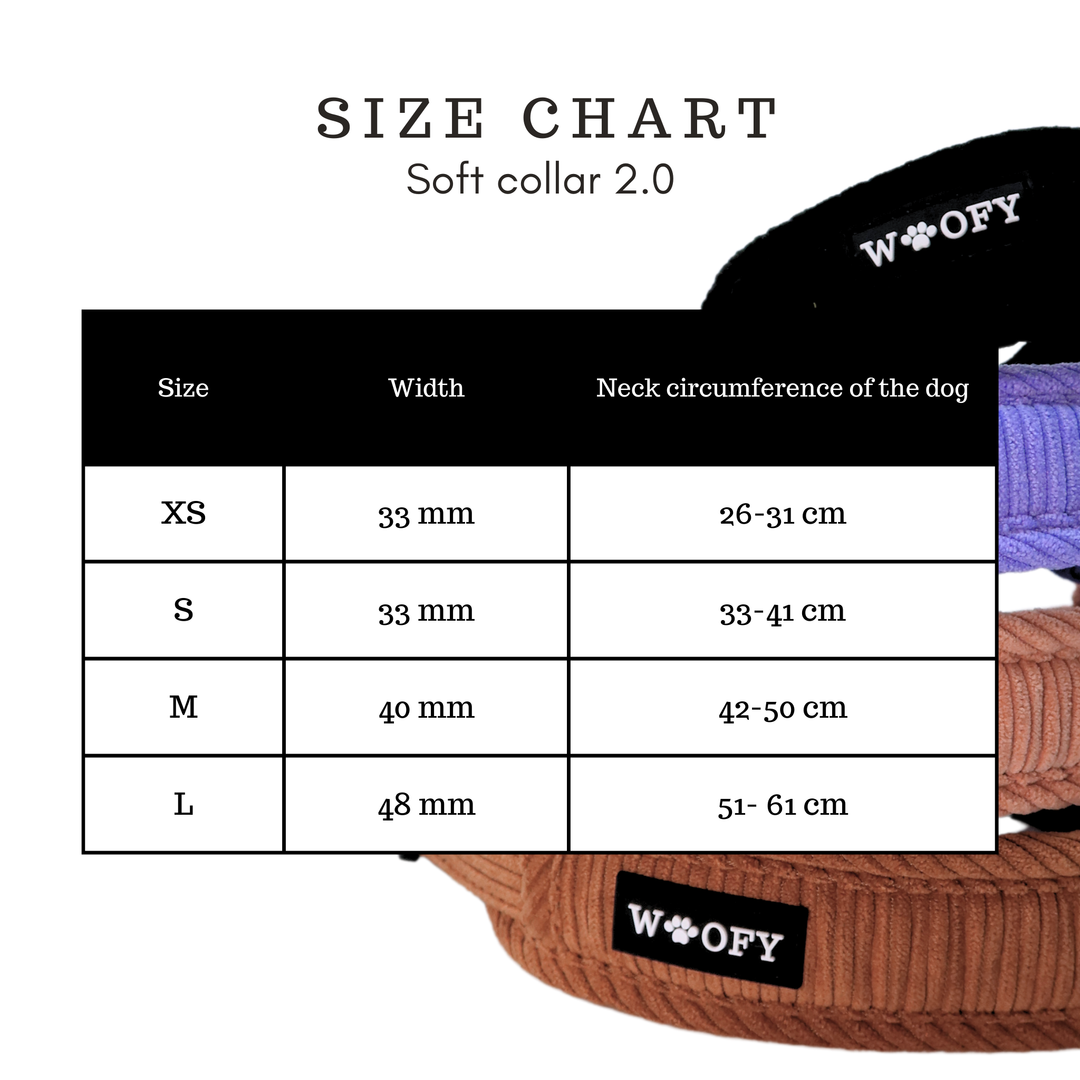 Soft dog collar 2.0 - Teddy