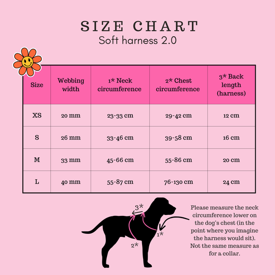 Soft dog harness 2.0 - Violet