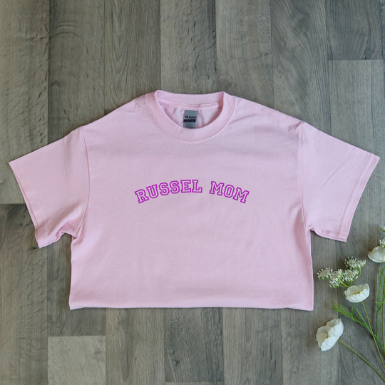 Custom breed t-shirt in glitter