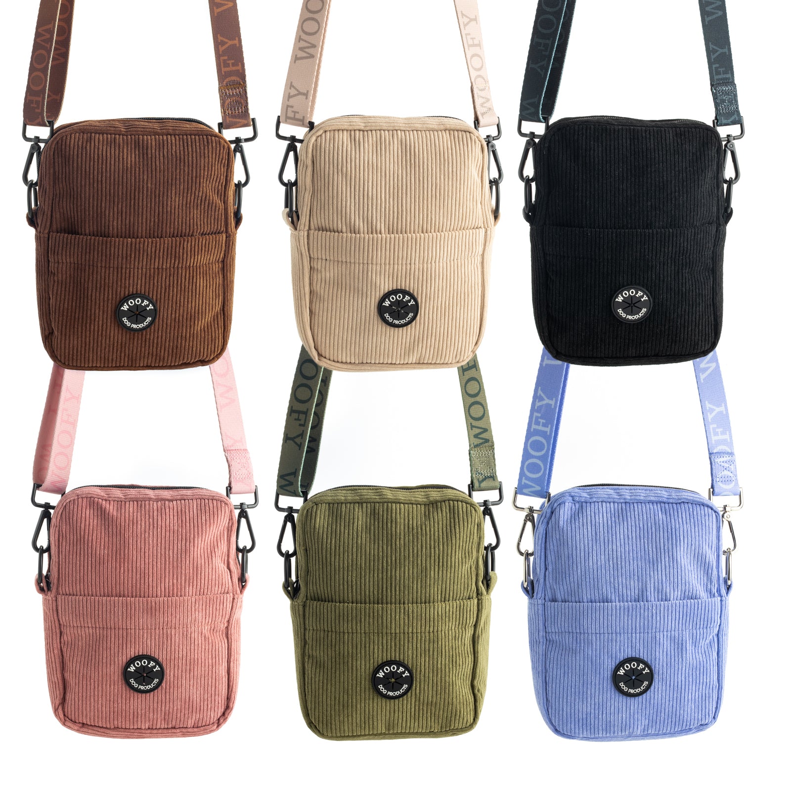 Woofyn Daily Walking bag ulkoilulaukku kuudessa värissä.