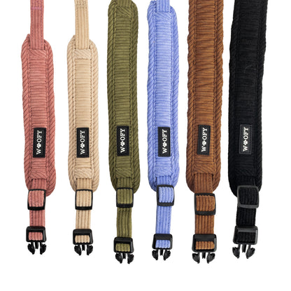 Woofyn SOFT kaulapannat kuudessa värissä.