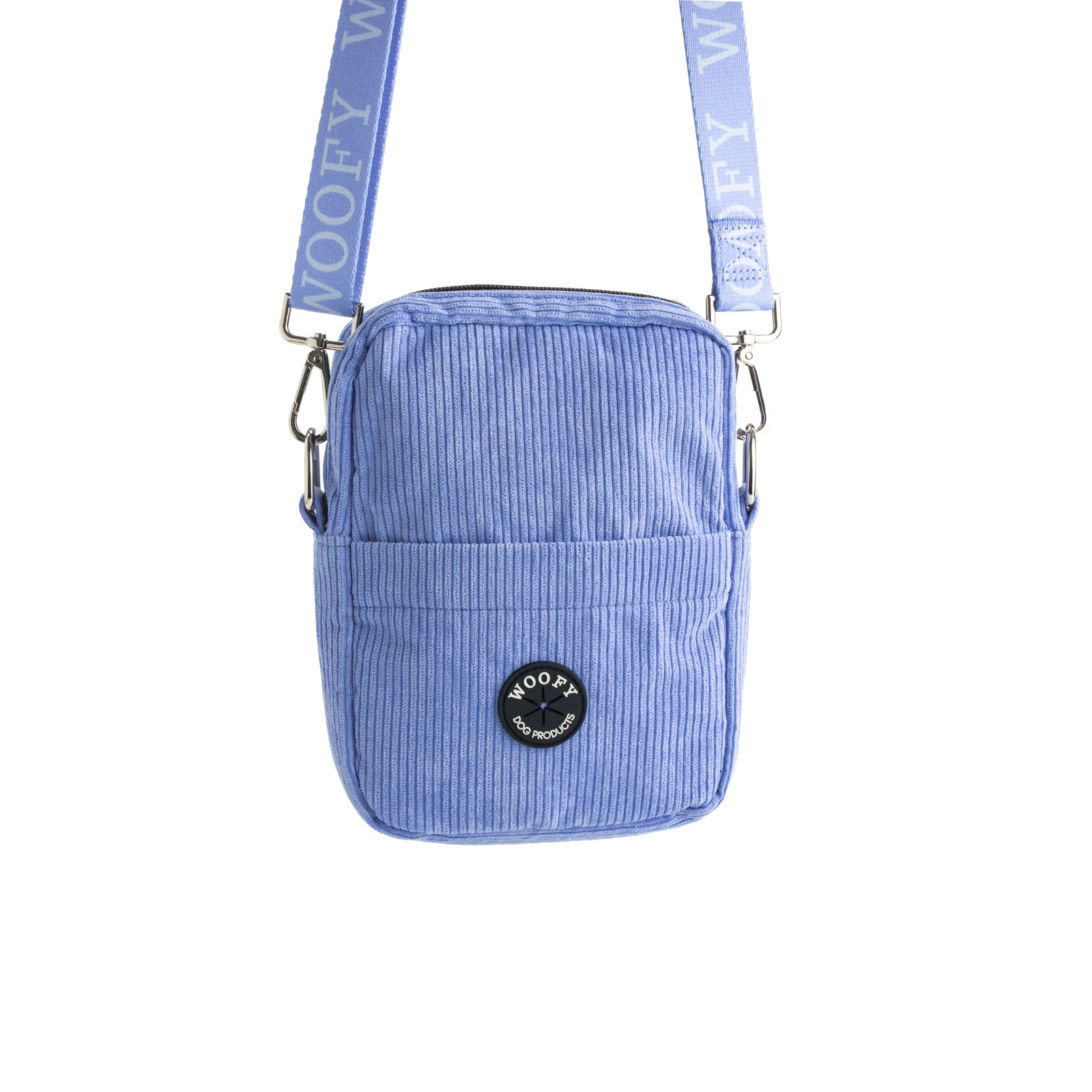 Woofyn samettinen Daily Walking Bag ulkoilulaukku liilana.