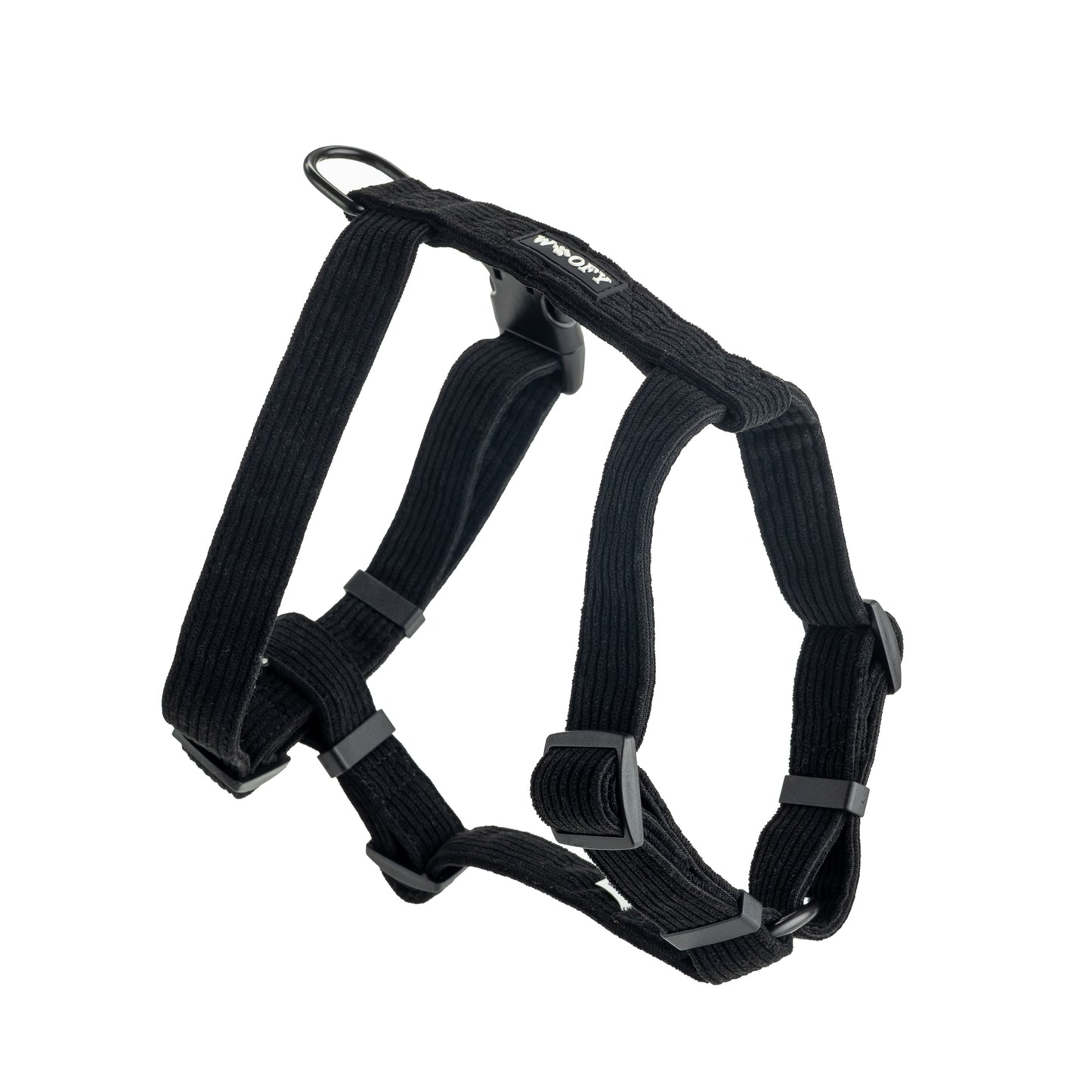 Tuotepaketti: Koiran hands-free ulkoilusetti (valjaat, monitoimihihna, FreePaws-adapteri) - musta