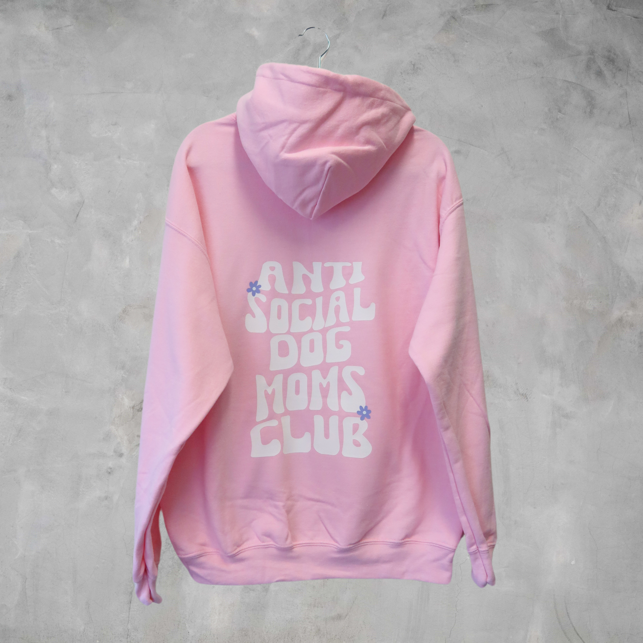 'Anti social dog moms club' hoodie