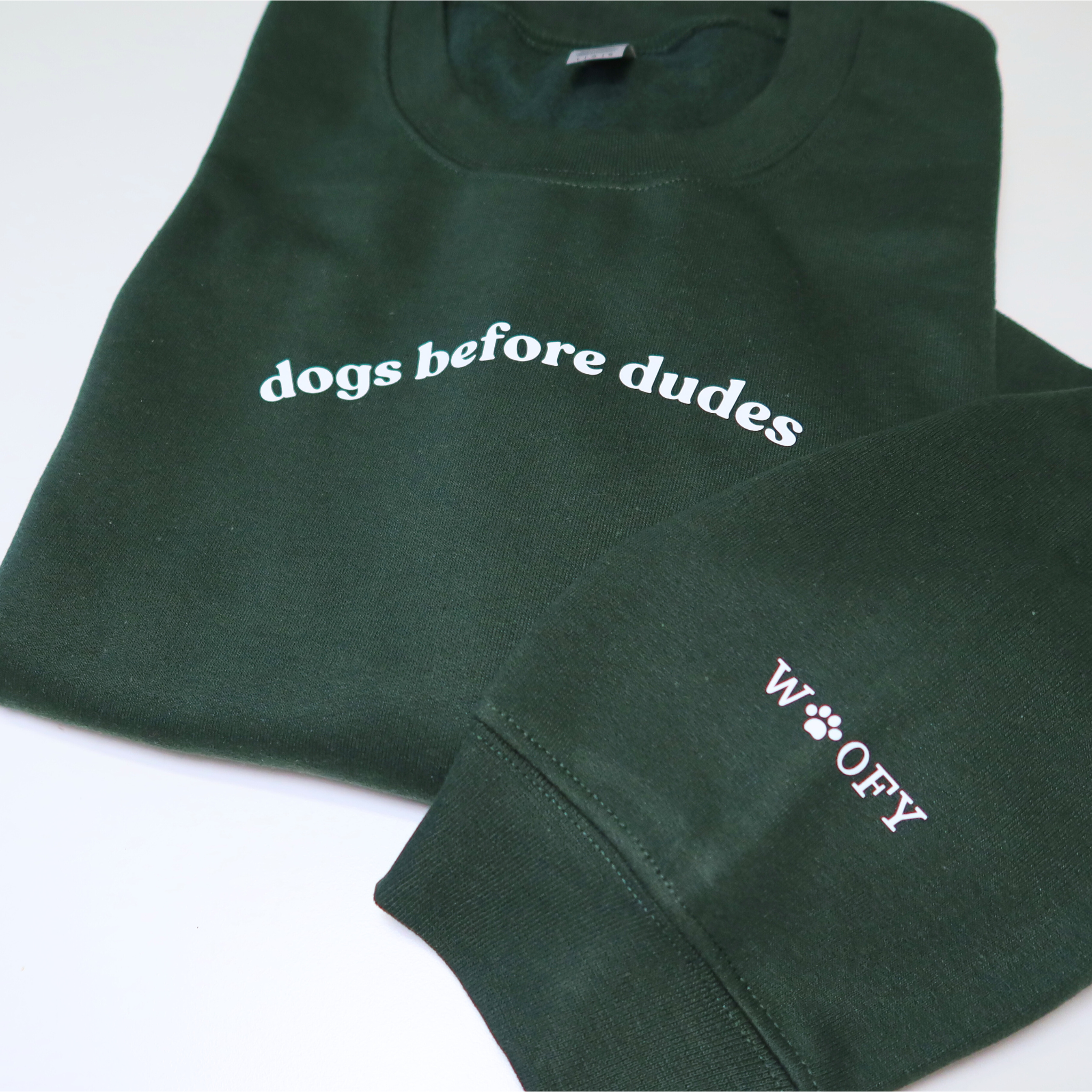 'Dogs before dudes' -collegepaita