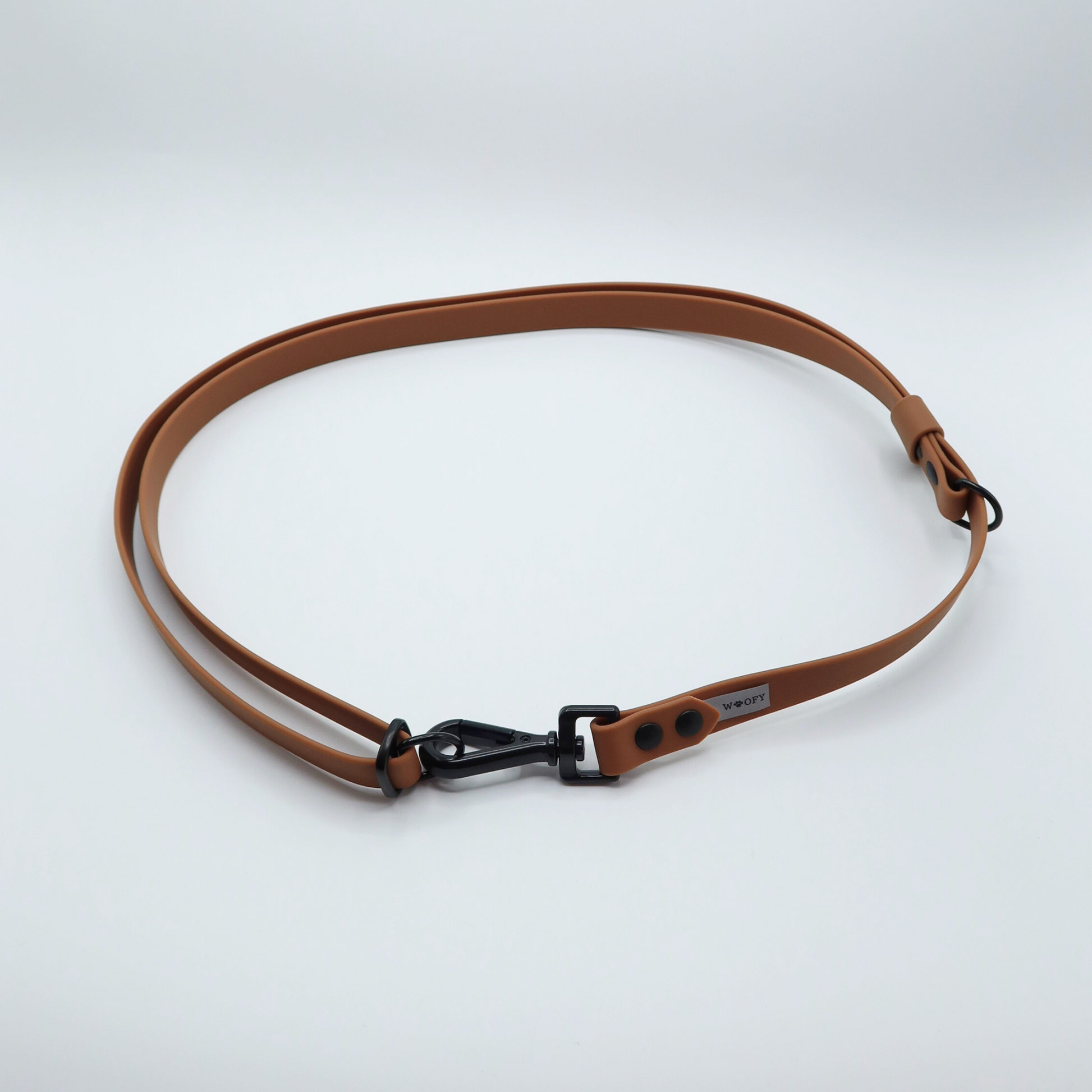 Hands-free adapteri koiran kanssa ulkoiluun. Kuvassa sävy Teddy eli ruskea.