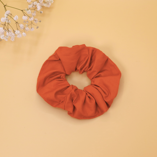 'Pumpkin' scrunchie