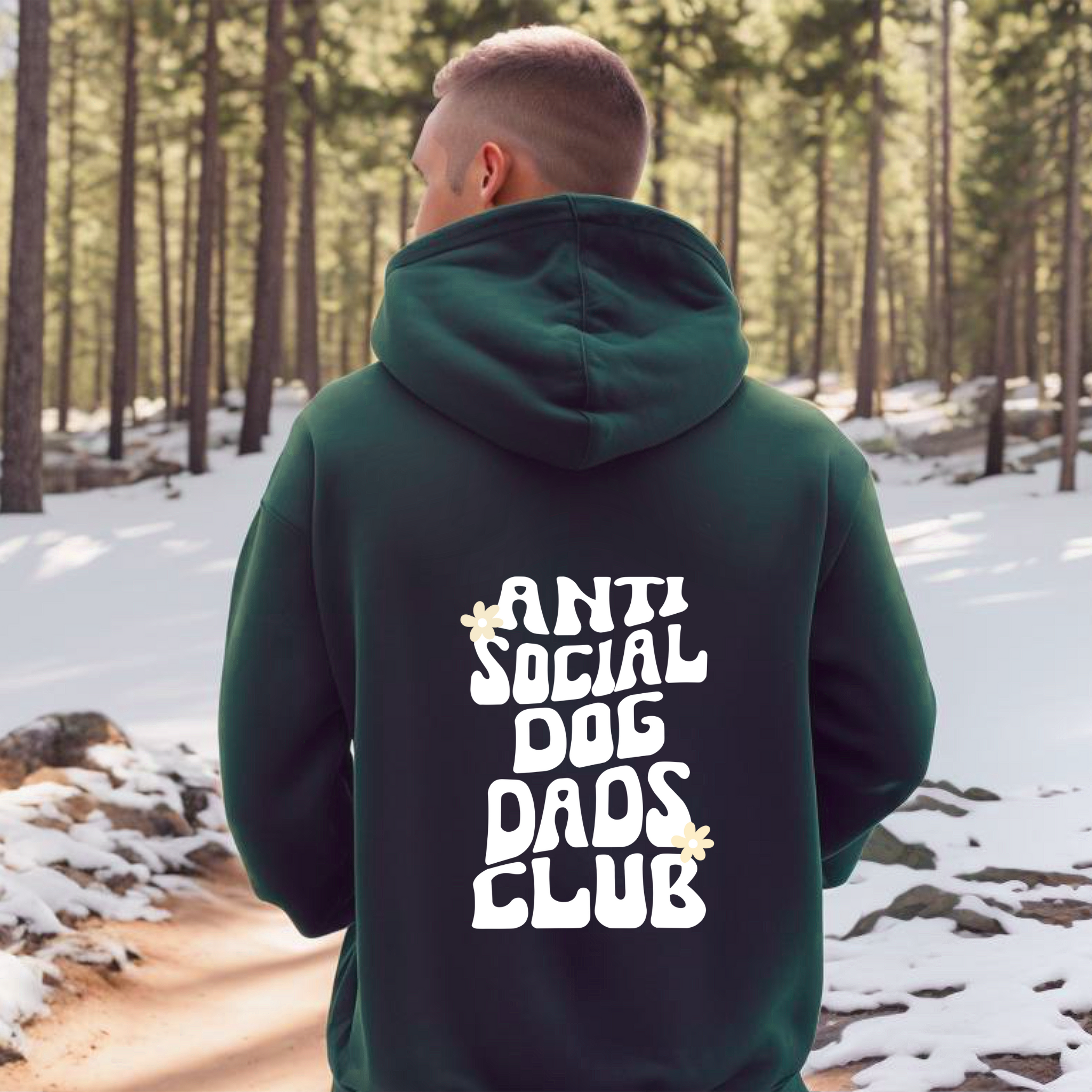 'Anti social dog dads club' hoodie
