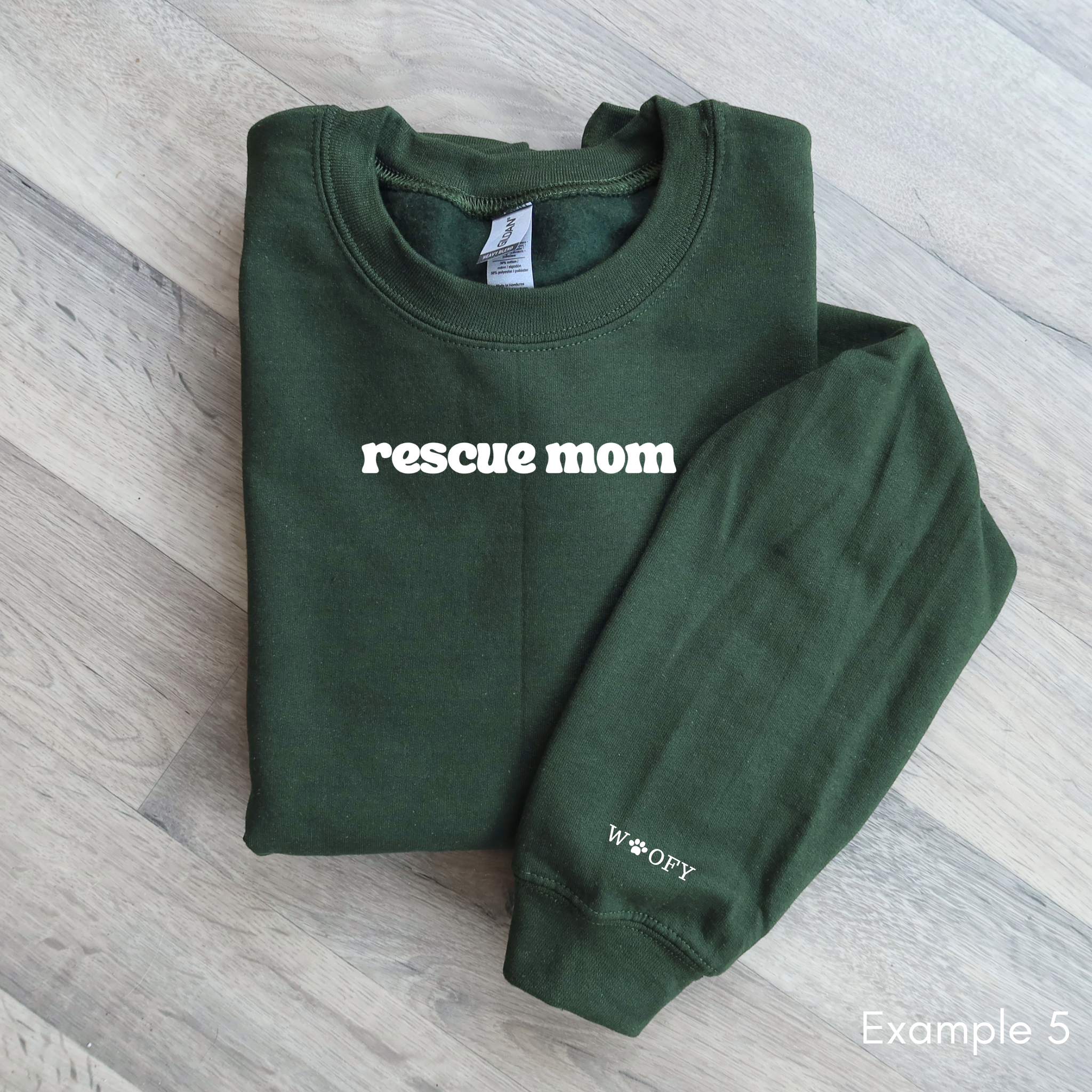 Custom text sweatshirt